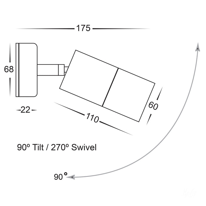 Havit Tivah - Single Adjustable Wall Light
