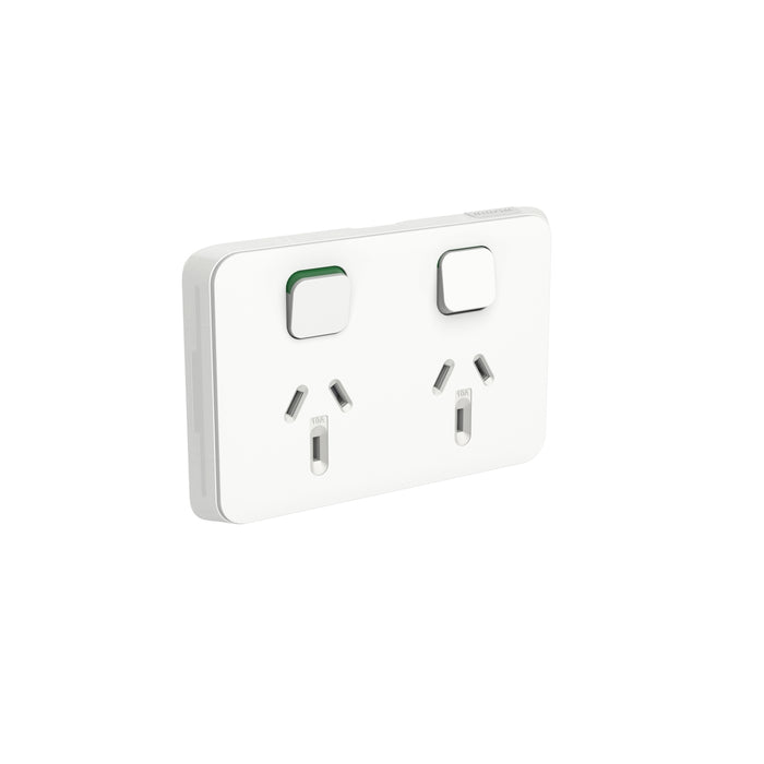 Clipsal Iconic Double Power Point Outlet 10A