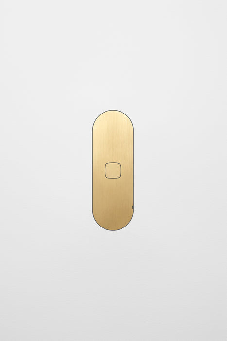 ZETR Carbon 1 Gang Faceplate