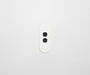 ZETR 12 Series 2 Gang Grid & plate Clipsal white