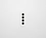 ZETR 12 Series 4 Gang Grid & Plate HPM white