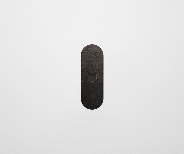 ZETR Carbon Nano 1 Gang Faceplate