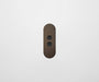 ZETR 13 Flush Series 2 Gang Carbon Cover Plate Bronze Clipsal