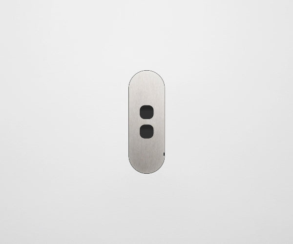 ZETR Carbon Nano 2 Gang Faceplate