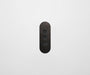 ZETR 13 Flush Series 3 Gang Carbon Nano Cover Plate Nano Black Steel Clipsal