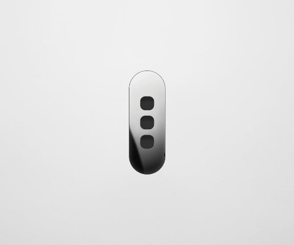 ZETR Carbon Nano 3 Gang Faceplate