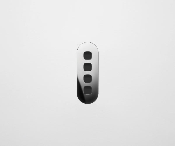 ZETR Carbon Nano 4 Gang Faceplate