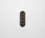 ZETR 13 Flush Series 5 Gang Carbon Cover Plate Bronze Clipsal