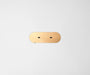 Dual USB-C Carbon Cover Plate Natural Brass black