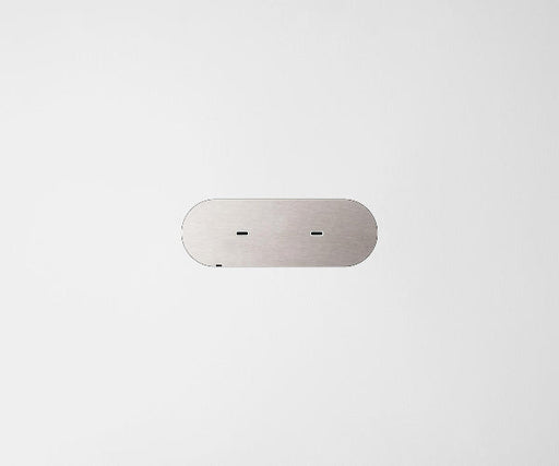 ZETR Dual USB-C Carbon Nano Cover Plate Steel White