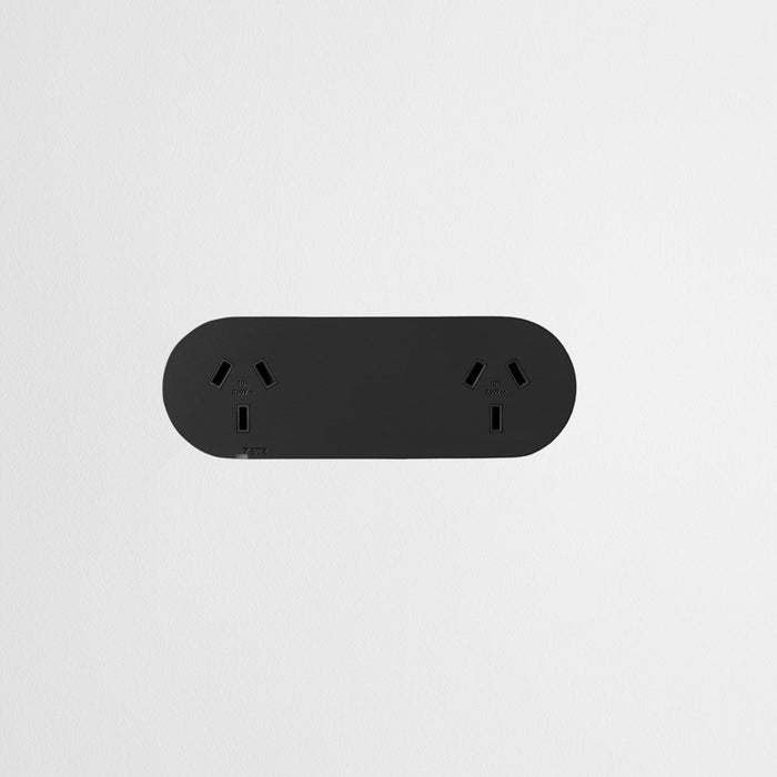 ZETR 13 Series Flush Double Powerpoint With Faceplate