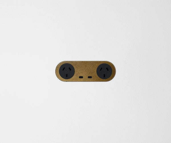 ZETR Carbon Double Powerpoint USB-C Faceplate