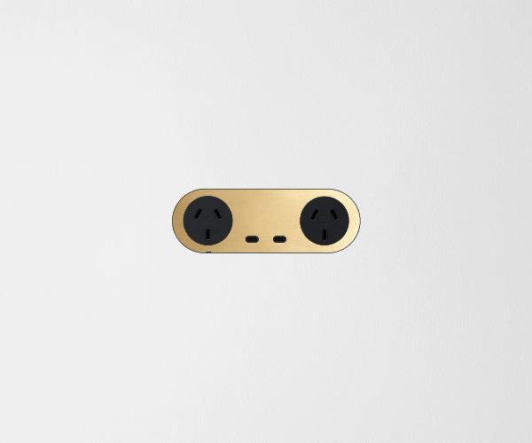 ZETR Carbon Double Powerpoint USB-C Faceplate