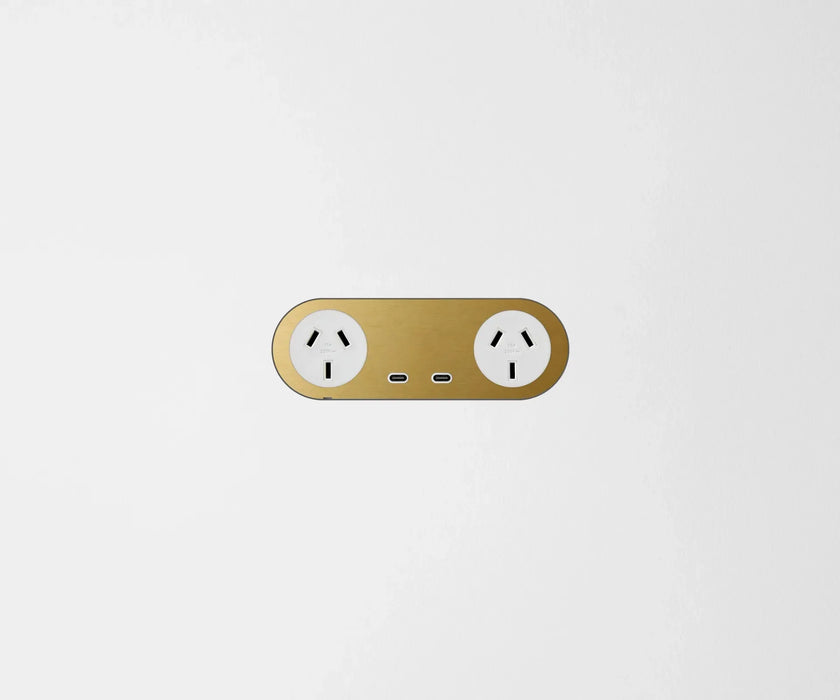 ZETR Carbon Nano Double Powerpoint USB-C Faceplate