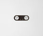 ZETR Double Powerpoint USB-C Carbon Cover Plate Bronze White