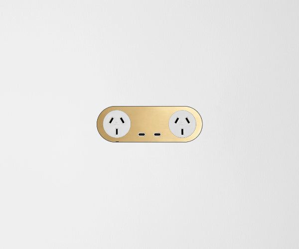 ZETR Carbon Double Powerpoint USB-C Faceplate