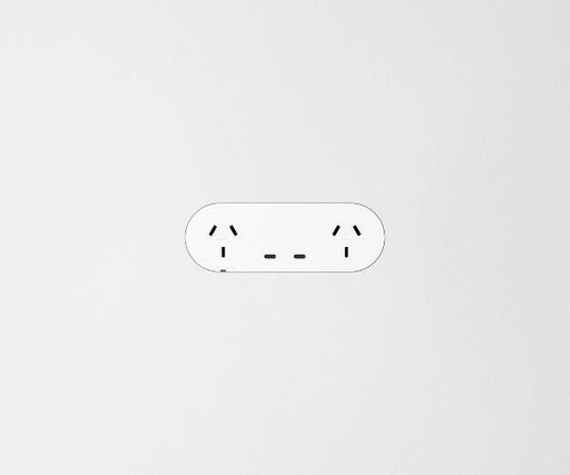 ZETR 13 Series Flush Double Powerpoint USB-C With Faceplate