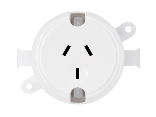 Energetic PlugPoint Surface Socket 10a front view
