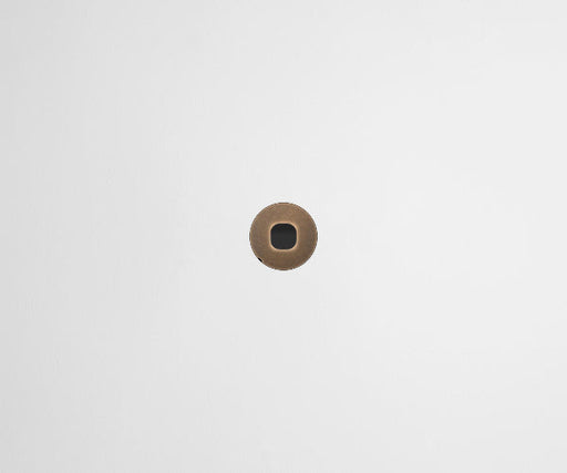 ZETR 48 Round Series 1 Gang Carbon Cover Plate Clipsal Aged Brass