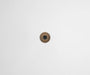 ZETR 48 Round Series 1 Gang Carbon Cover Plate Clipsal Aged Brass