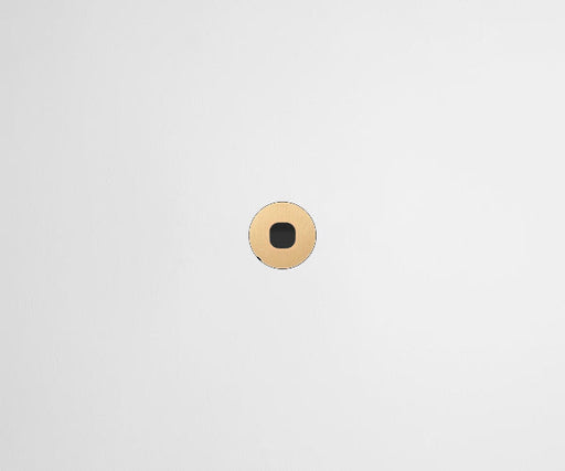 ZETR 48 Round Series 1 Gang Carbon Cover Plate Clipsal Natural Brass