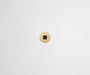 ZETR 48 Round Series 1 Gang Carbon Cover Plate Clipsal Natural Brass
