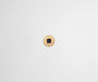 ZETR 13 Flush Series 1 Gang Carbon Cover Plate Natural Brass HPM