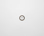 ZETR 48 Carbon White Single Powerpoint Cover Plate Bronze