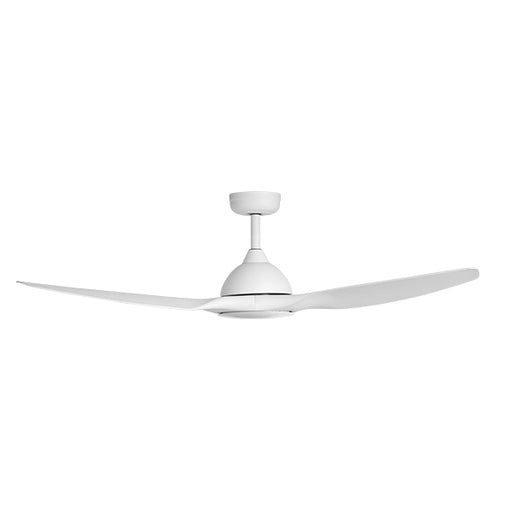 Fanco Horizon DC ceiling fan white side view