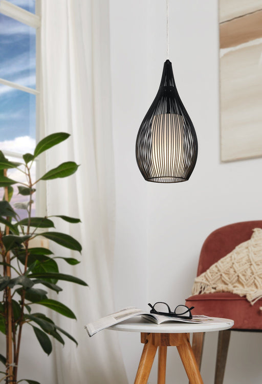 Razoni Modern Wire Framed Pendant Light black