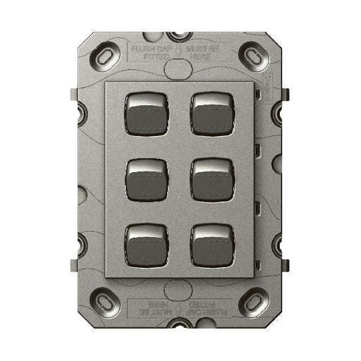 HPM Legrand Arteor 770 - 6 Gang Rocker Switch