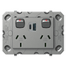 HPM Legrand Arteor - Double Power Point Outlet With USB Charger Type A+C