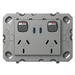 HPM Legrand Arteor - Double Power Point Outlet With USB Charger Type C+C