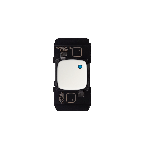 HPM Arteor Push Button Mechanism 10A/10AX With LED & Fascia White
