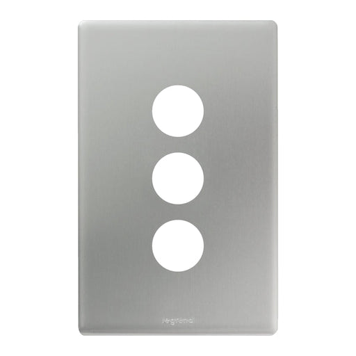 Legrand Excel Life 3 Gang Switch Plate - Cover Only, Available in 4 Colours