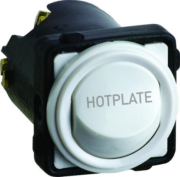 Legrand Excel Life 32a Switched Mechanism Marked HOTPLATE