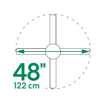 Fan size symbol