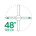 Fan size symbol