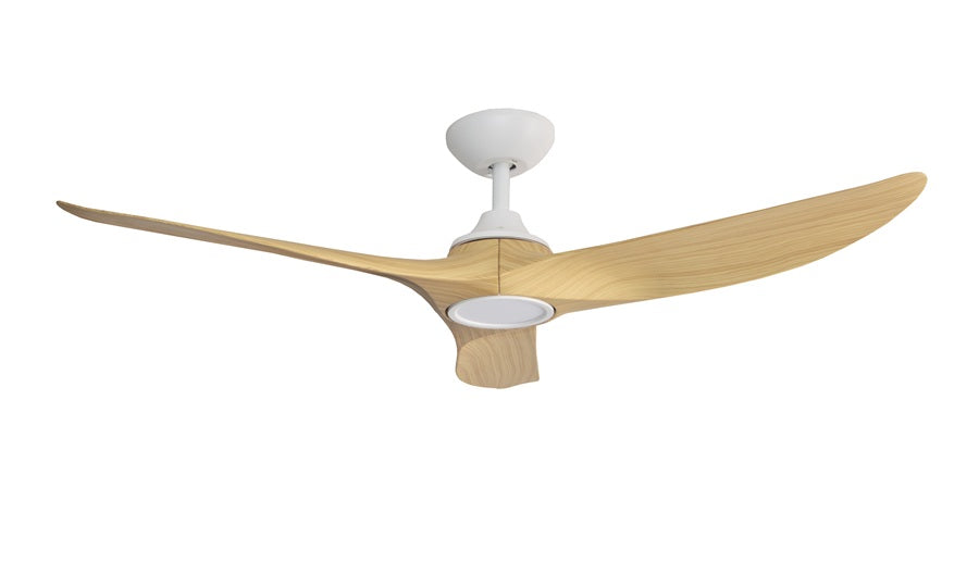 Evolve white with oak and light