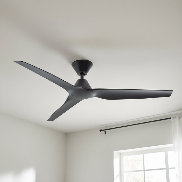 Fanco Infinity-iD V3 DC Ceiling Fan Without Light black insitu