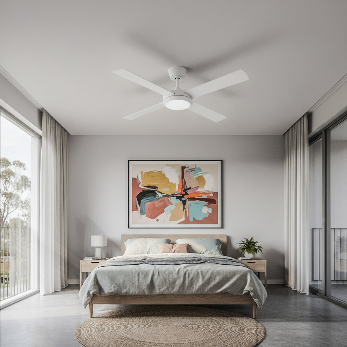 Fanco Eco Silent DC Pro DC Ceiling Fan with Remote — TEDS Lights, Fans ...