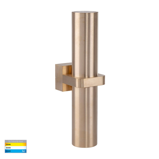 Havit Luz TRI Colour Single Up & Down Wall Pillar Light Solid Brass