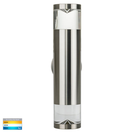 Havit Highlite Aluminium Fixed Up & Down Wall Pillar Light Titanium