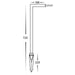 Havit Nedia Square 7w Garden Spike Light Dimensions