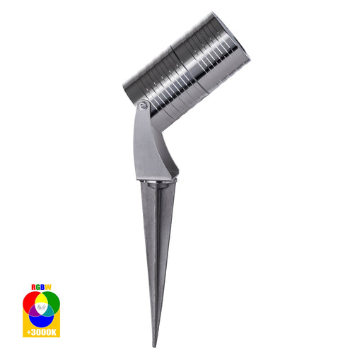 Havit Nova 7w RGBCW LED Garden Spike Light Stainless Steel