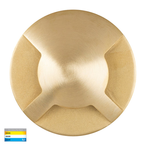 Havit Viale TRI Colour LED Triple Driveway | Step Light Solid Brass