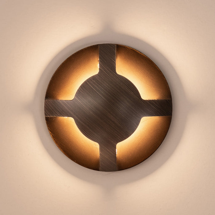 Havit Viale TRI Colour LED Four Driveway | Step Light Antique Brass