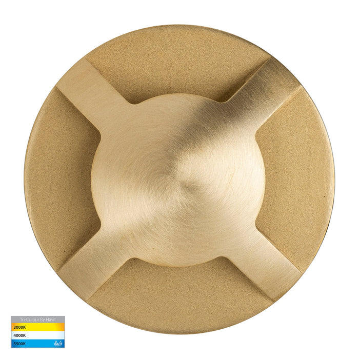 Havit Viale TRI Colour LED Four Driveway | Step Light Solid Brass