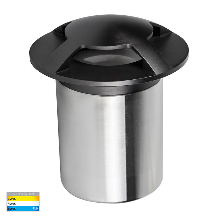 Havit Viale TRI Colour LED Four Driveway | Step Light Graphite