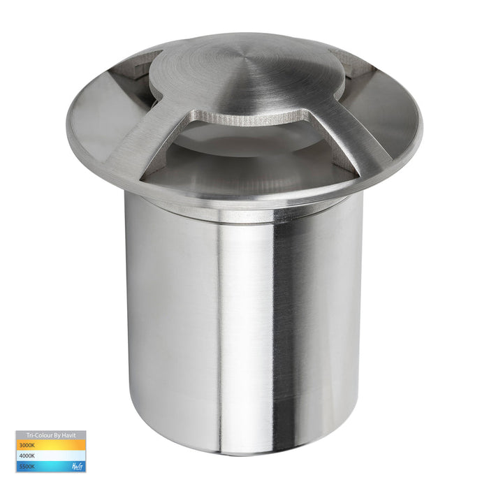 Havit Viale TRI Colour LED Four Driveway | Step Light Stainless Steel